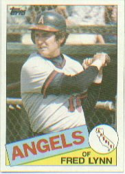 1985 Topps Baseball Cards      220     Fred Lynn